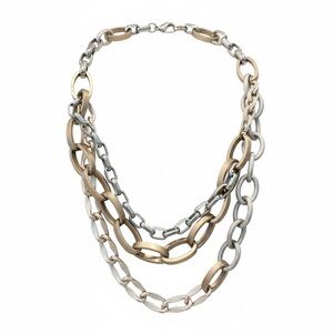 Edgy Layered Chain Link Chunky Necklace!✨